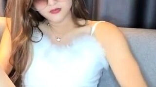 Close up of Asian masturbation