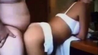 Curvy girl fuck and cum in mouth